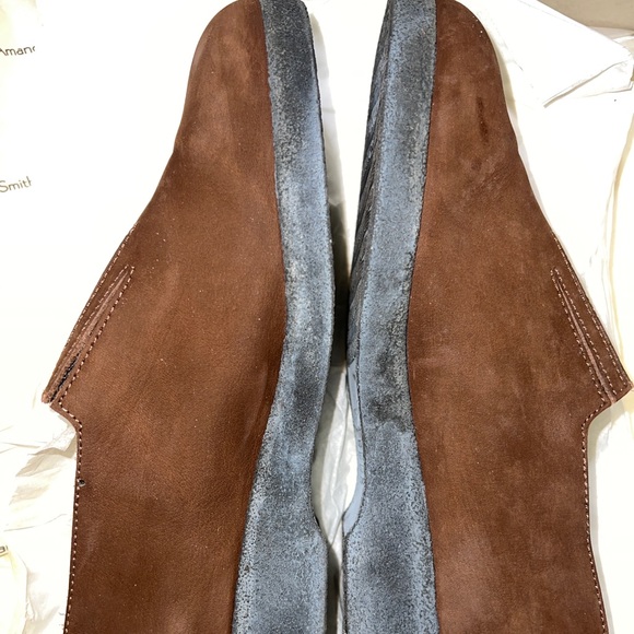 Arche Vintage France Cartouche calfskin leather shoe Brown Suede size eu 39 - Picture 6 of 15